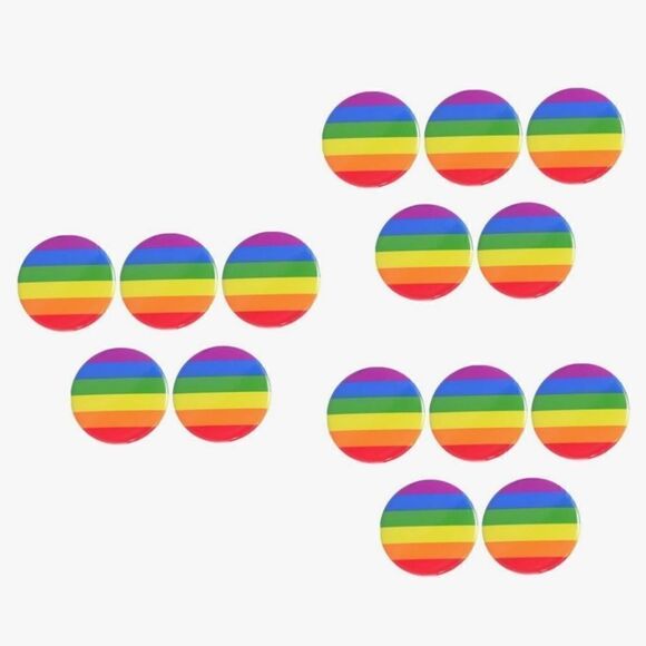 110 pc Scarf for Color Brooches Lapel Metal Round Clothes Diversity Patt - Picture 8 of 13